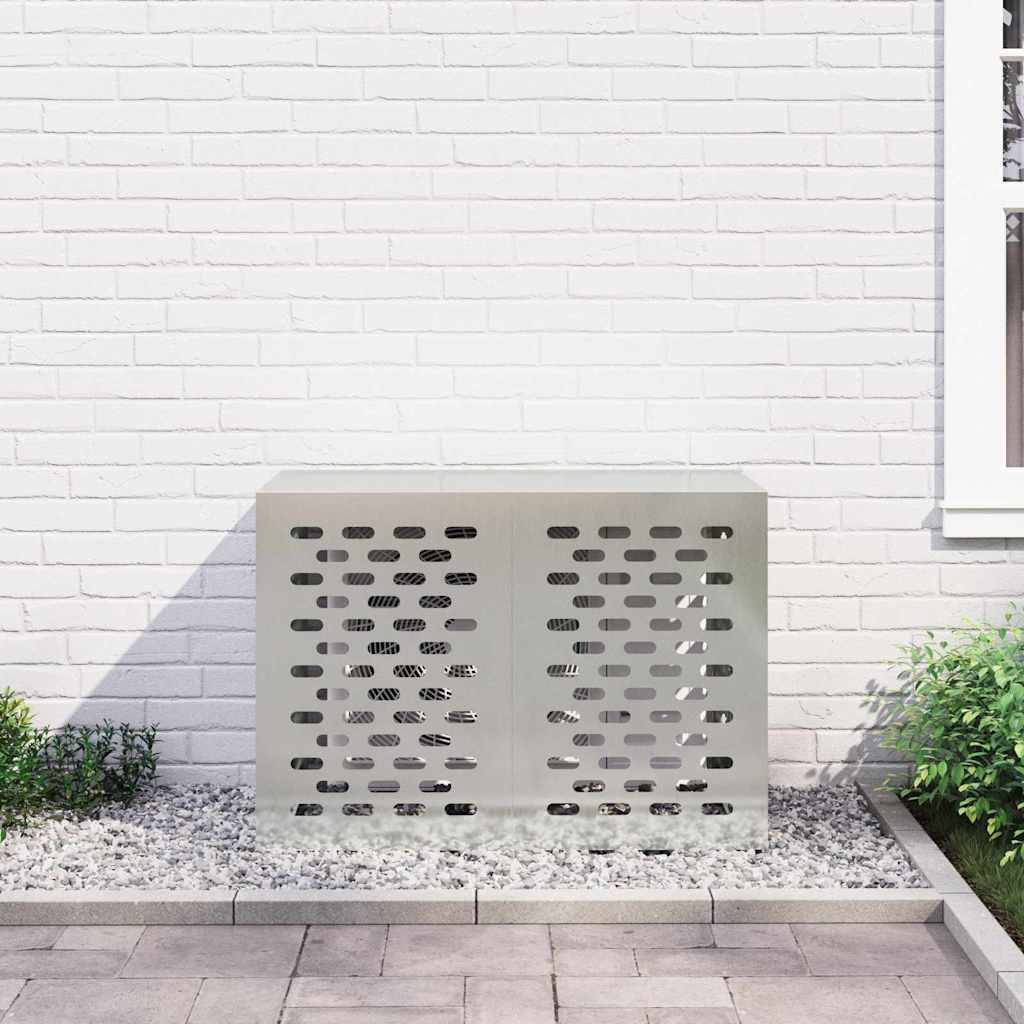 Air Conditioner Cover Silver 100 x 50 x 70 cm Galvanised Steel