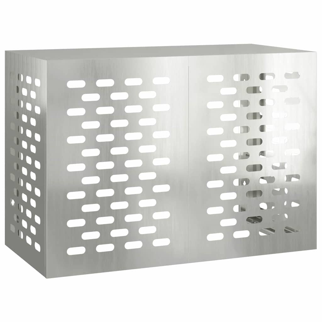 Air Conditioner Cover Silver 100 x 50 x 70 cm Galvanised Steel