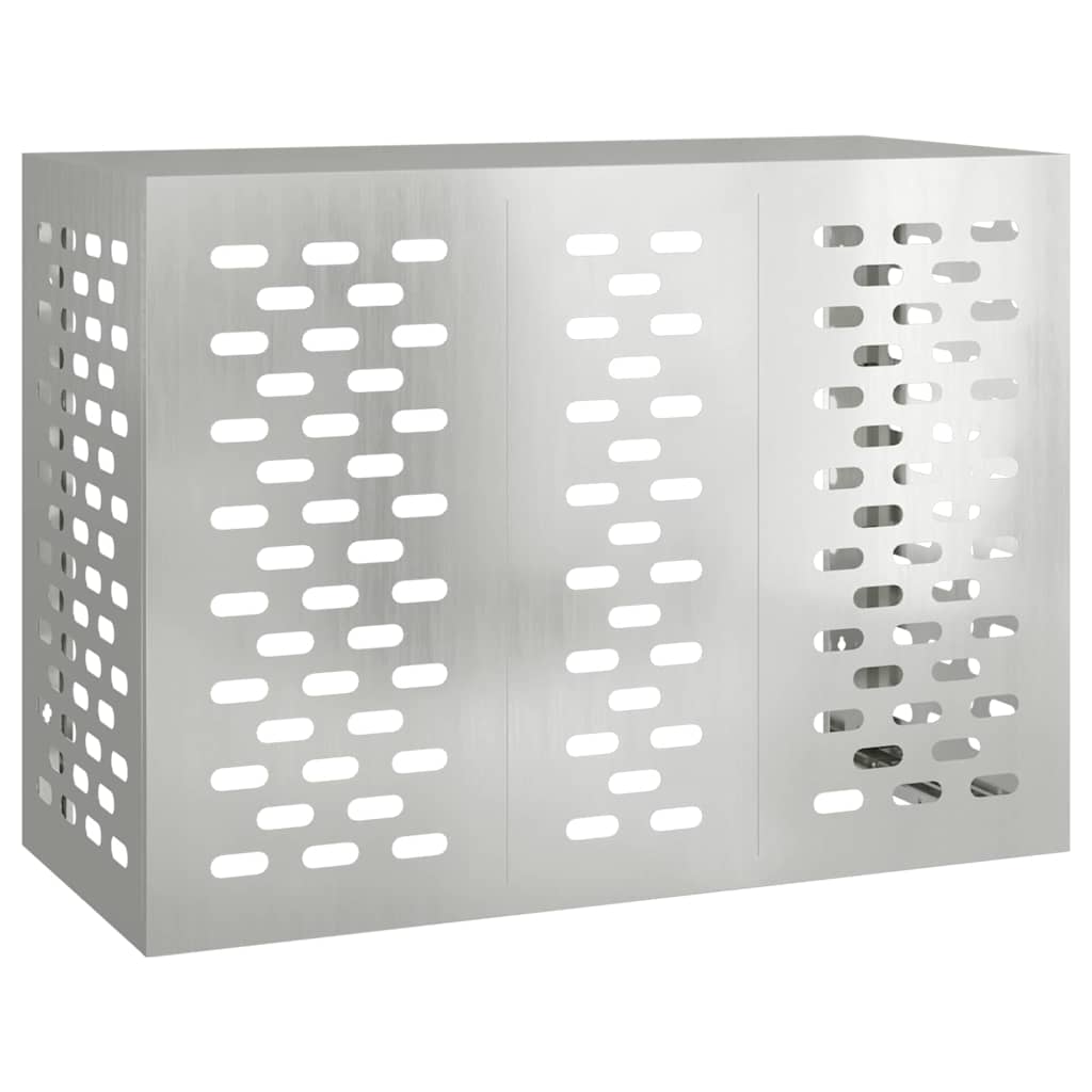 Air Conditioner Cover Silver 110 x 50 x 80 cm Galvanised Steel