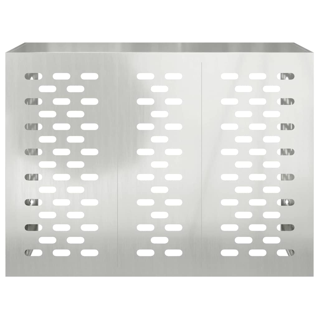 Air Conditioner Cover Silver 110 x 50 x 80 cm Galvanised Steel