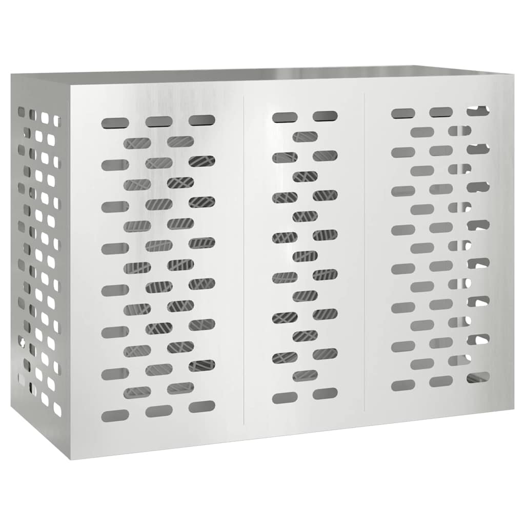Air Conditioner Cover Silver 110 x 50 x 80 cm Galvanised Steel