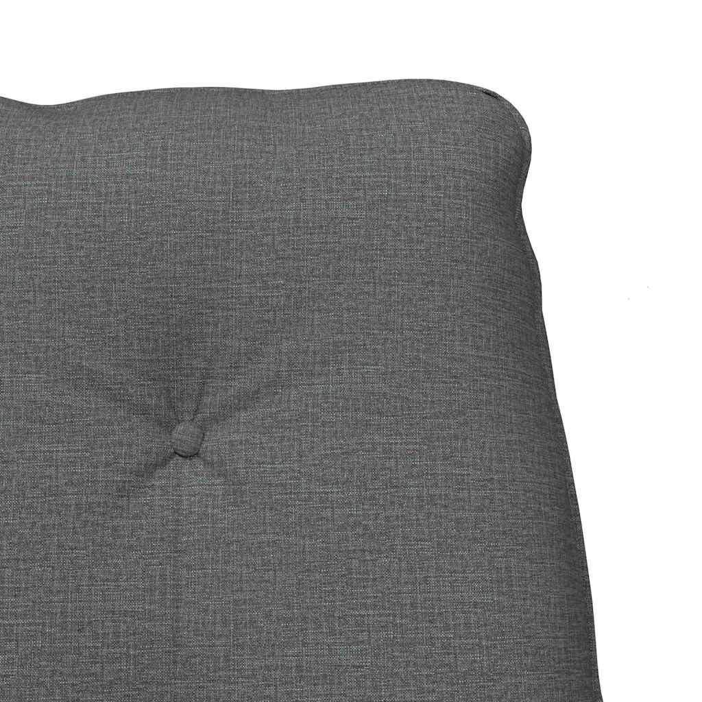 Armchair Dark Grey 69 x 74 x 93 cm Fabric and Plywood