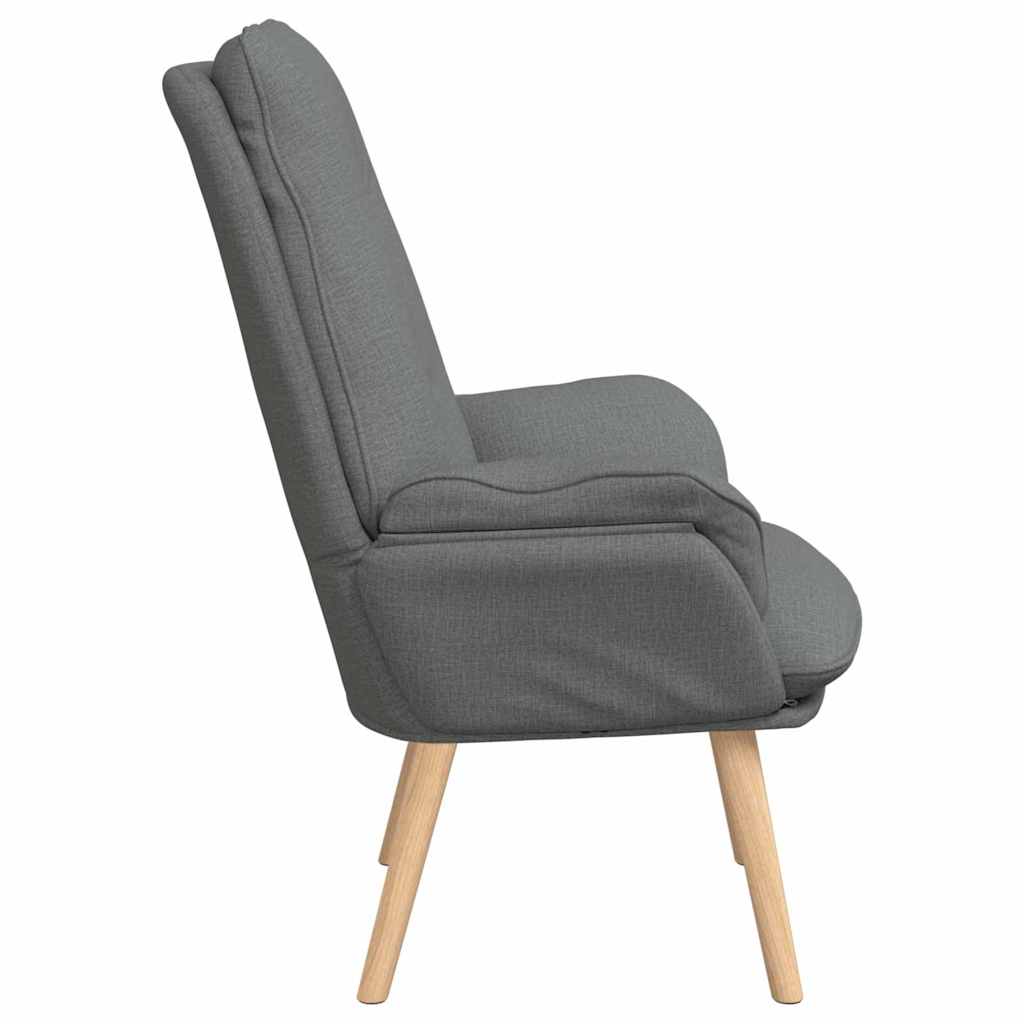 Relaxing Chair Dark grey 69 x 74 x 93 cm Fabric