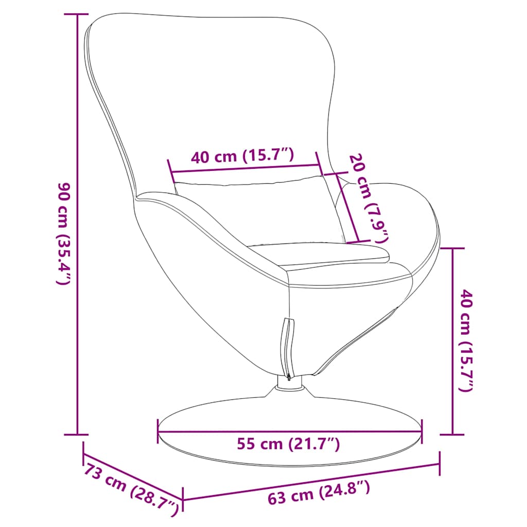 Egg Chair Yellow Velvet