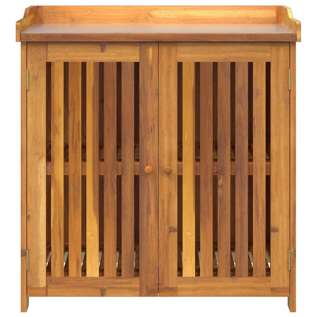 Garden Cabinet Brown 93 x 41.5 x 98cm Solid Acacia Wood
