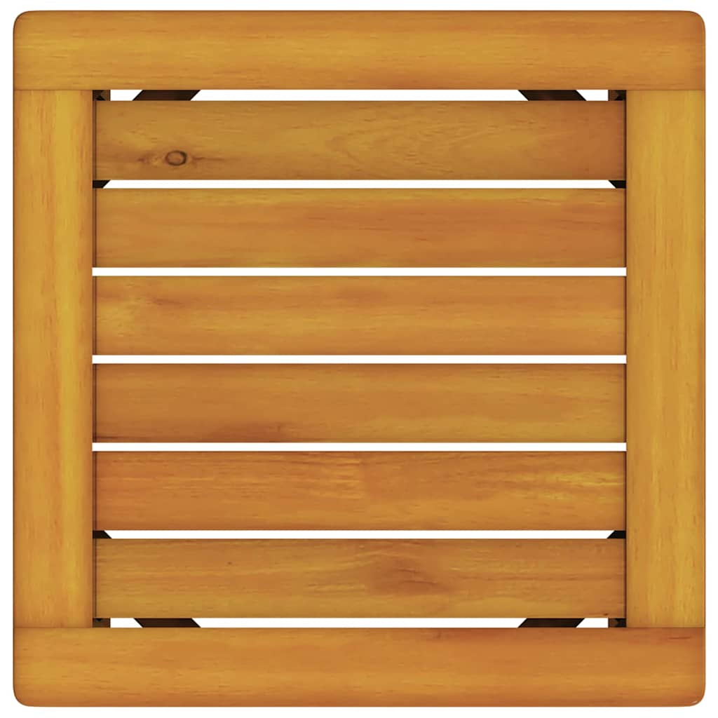 Sun Lounger 3 pcs Solid Acacia Wood Brown