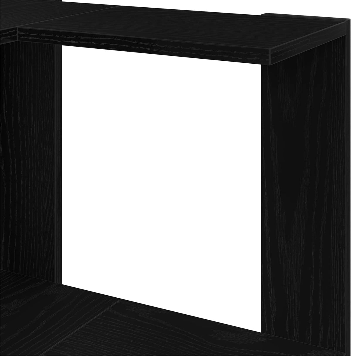 Bookcase 3-Tier 50 x 50 x 102 cm Black Oak