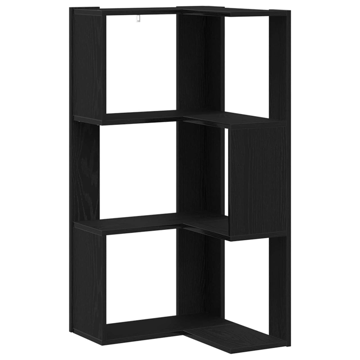Bookcase 3-Tier 50 x 50 x 102 cm Black Oak
