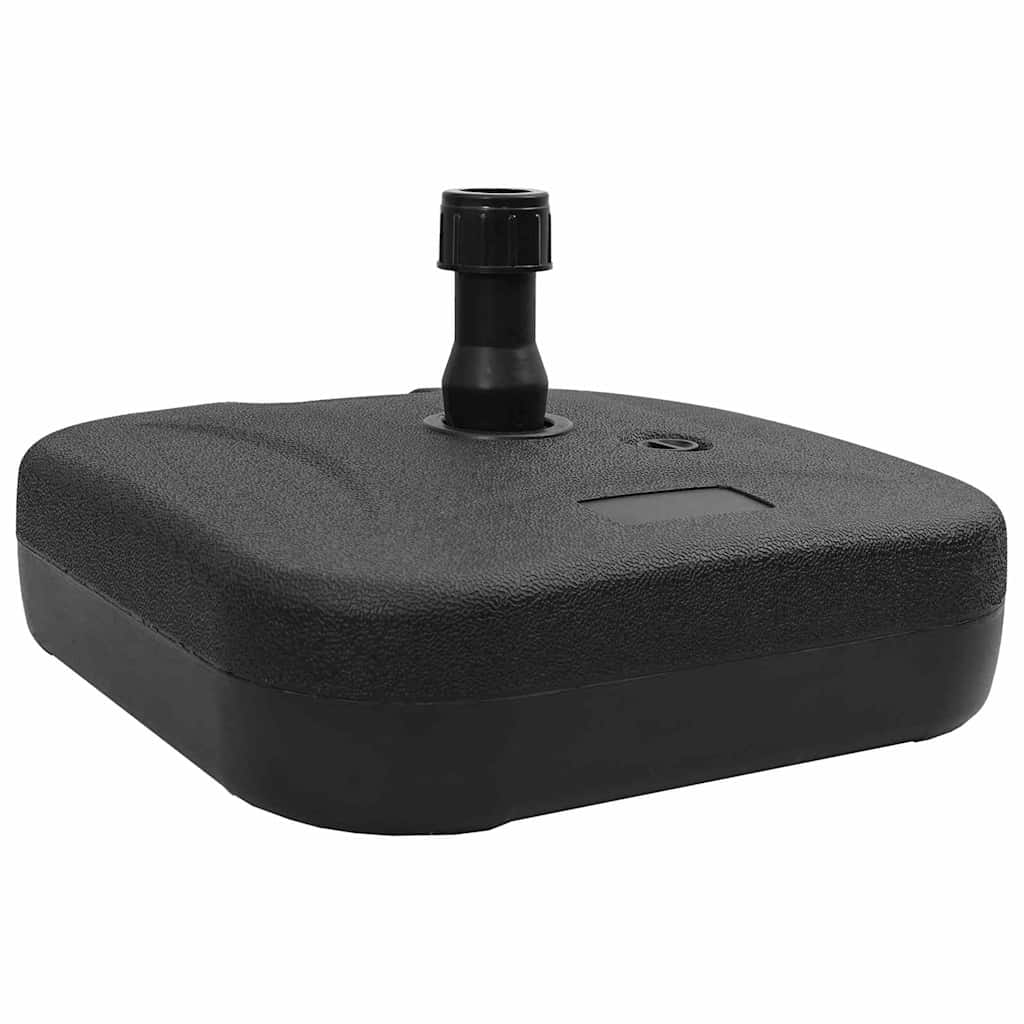 Outdoor Parasol Base Black 45 x 45 x 29.5 cm Plastic