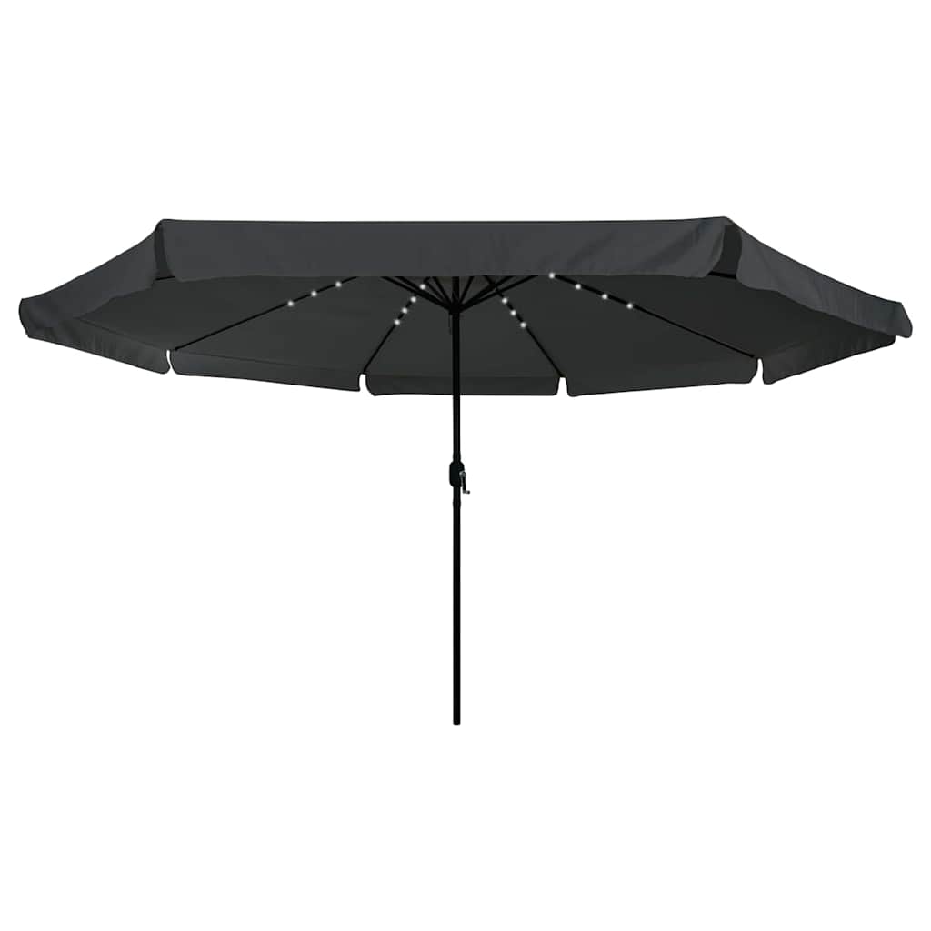 Garden Parasol Anthracite and Black 395 x 395 x 245 cm