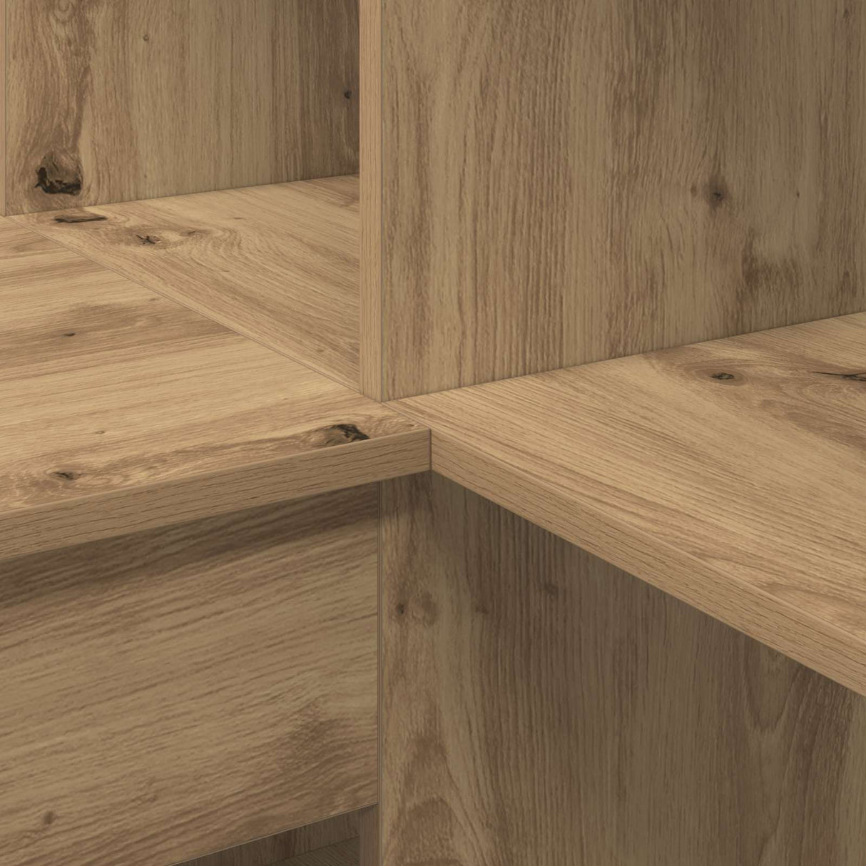 Corner Desk Artisan Oak Engineered Wood