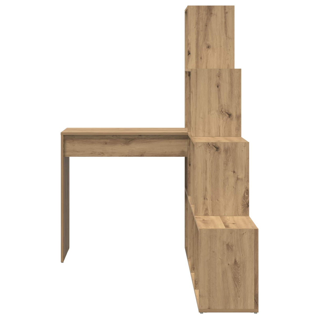 Corner Desk with Shelf Artisan Oak 101,5 x 149,5 x 149,5 cm