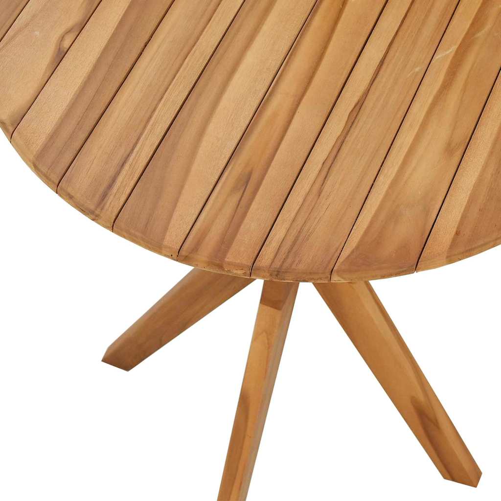 Side Table Brown 70 x 70 x 75 cm Solid Teak Wood