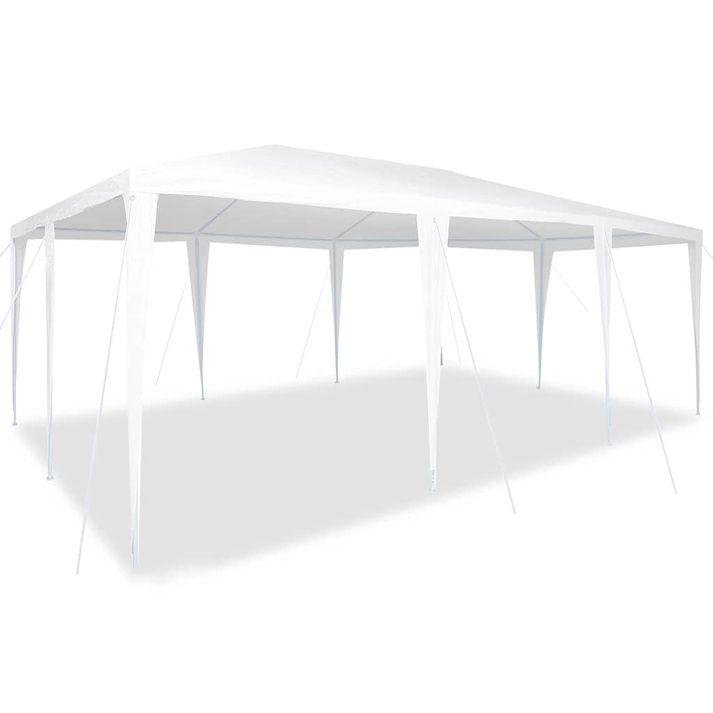 Party Tent White 600 x 400 x 266 cm Polyester and Steel
