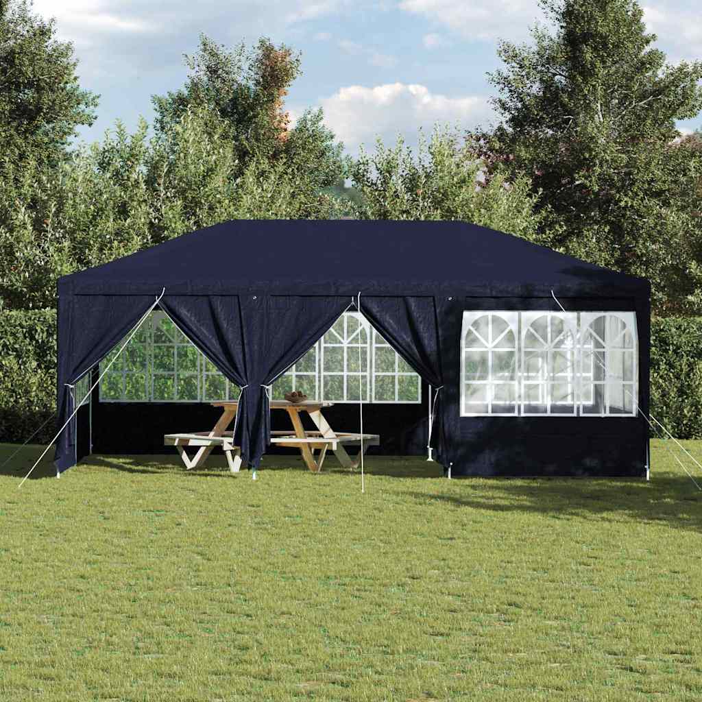 Party Tent Blue and White 600 x 400 x 266 cm