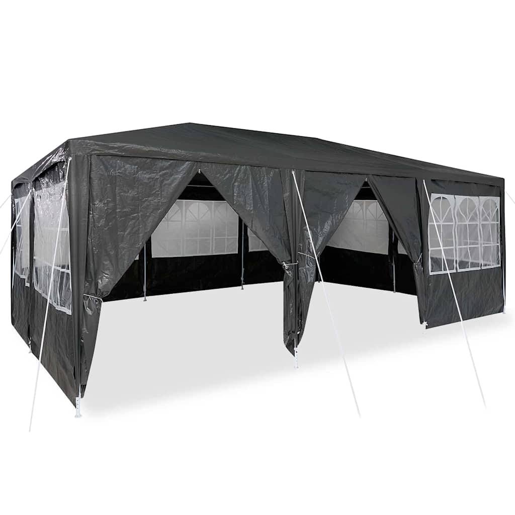 Party Tent Anthracite and White 600 x 400 x 266 cm