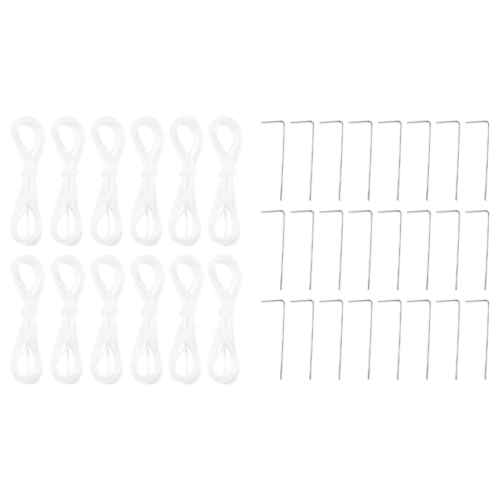 Party Tent White 800 x 400 x 266 cm Polyester and Steel