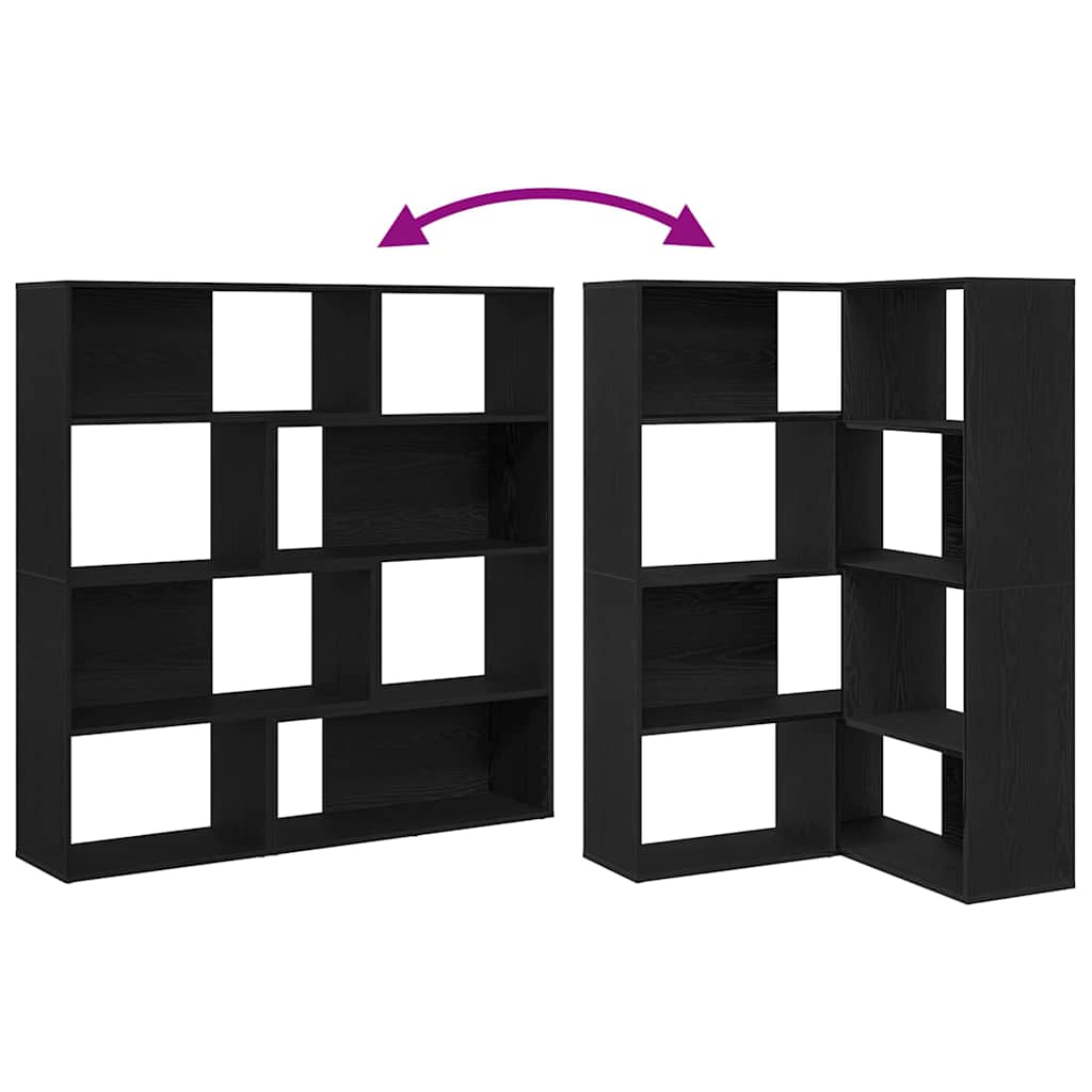 Wardrobe 2 pcs Black Oak 85 x 85 x 140 cm Engineered Wood