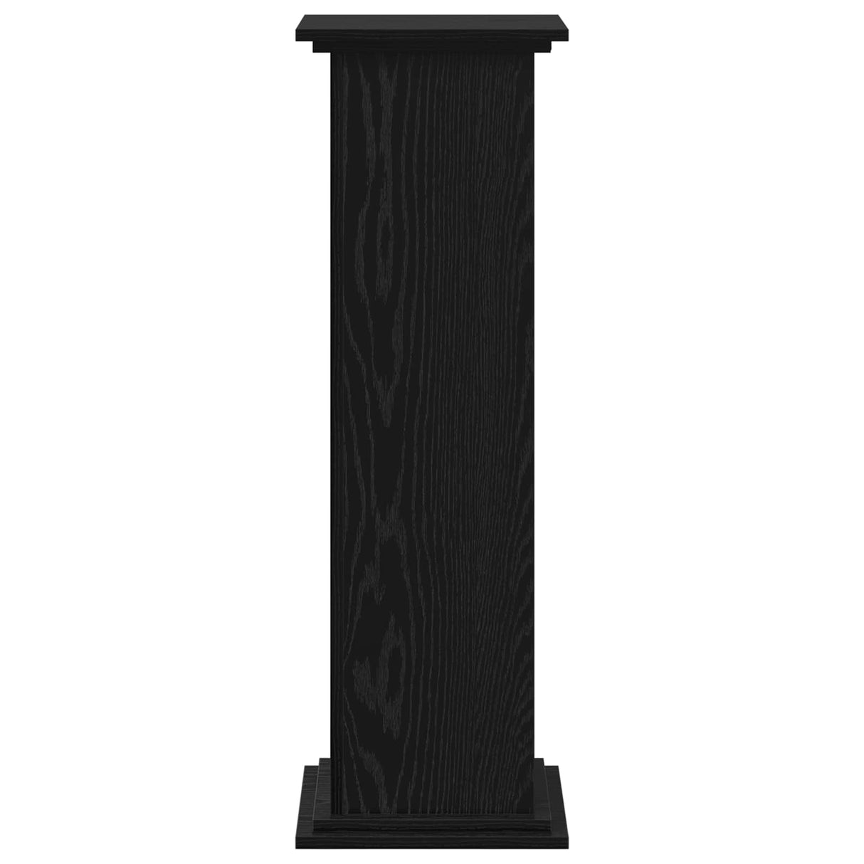 Plant Stand Black Oak 33 x 33 x 100 cm Engineered wood