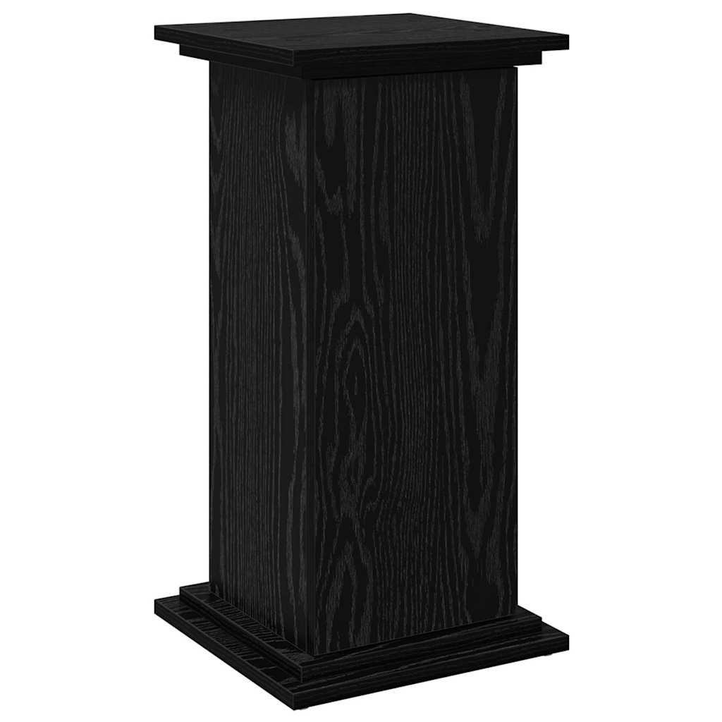 Display Stand Black Oak 31 x 30 x 60 cm Engineered wood