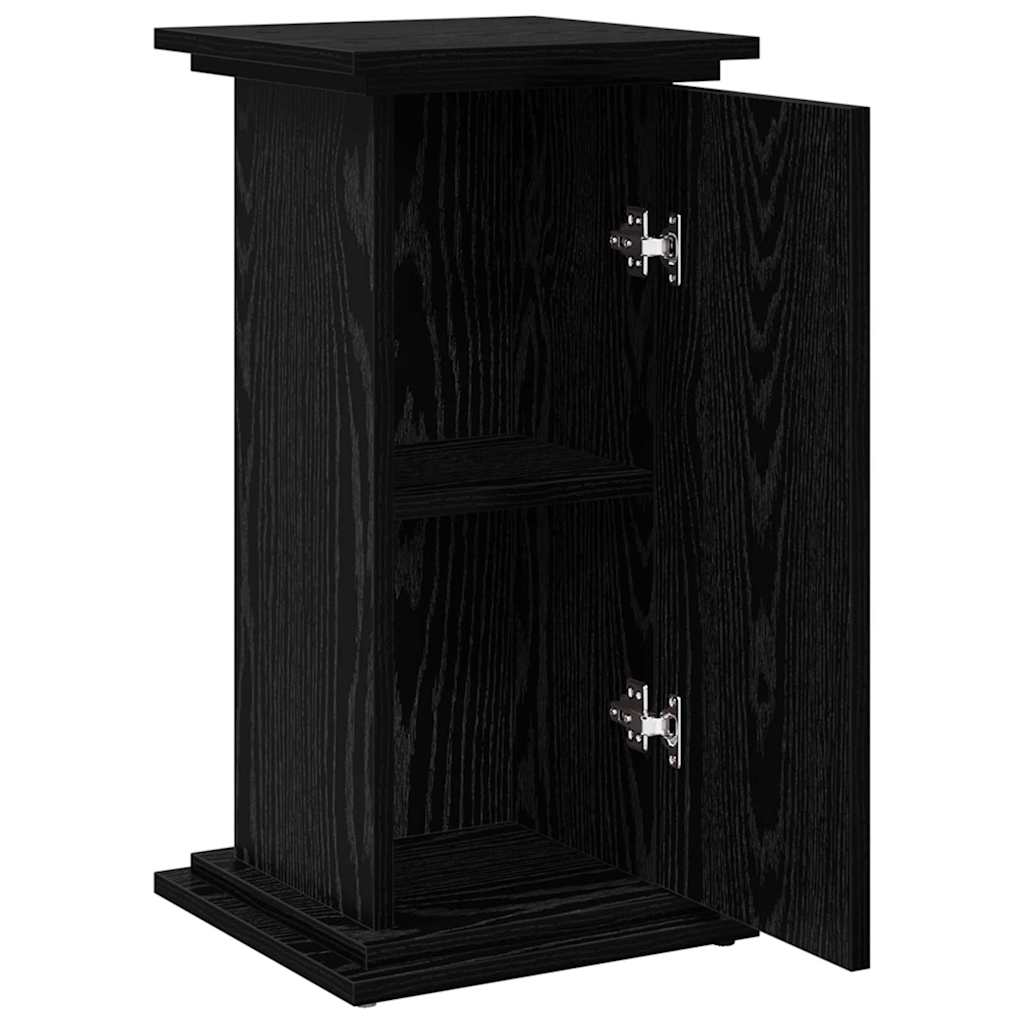 Display Stand Black Oak 31 x 30 x 60 cm Engineered wood