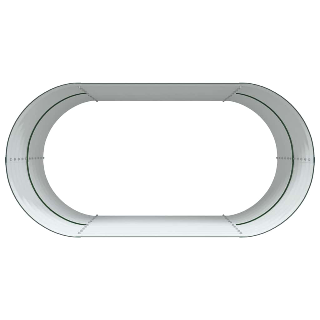 Garden Raised Bed Green 160 x 80 x 81 cm Steel