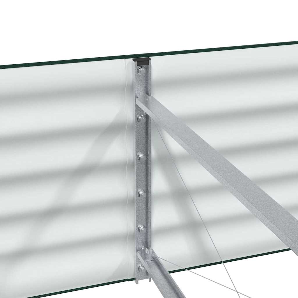 Garden Raised Bed Green 320 x 80 x 44 cm Steel