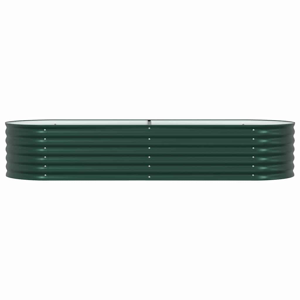 Garden Raised Bed Green 240 x 80 x 44 cm Steel