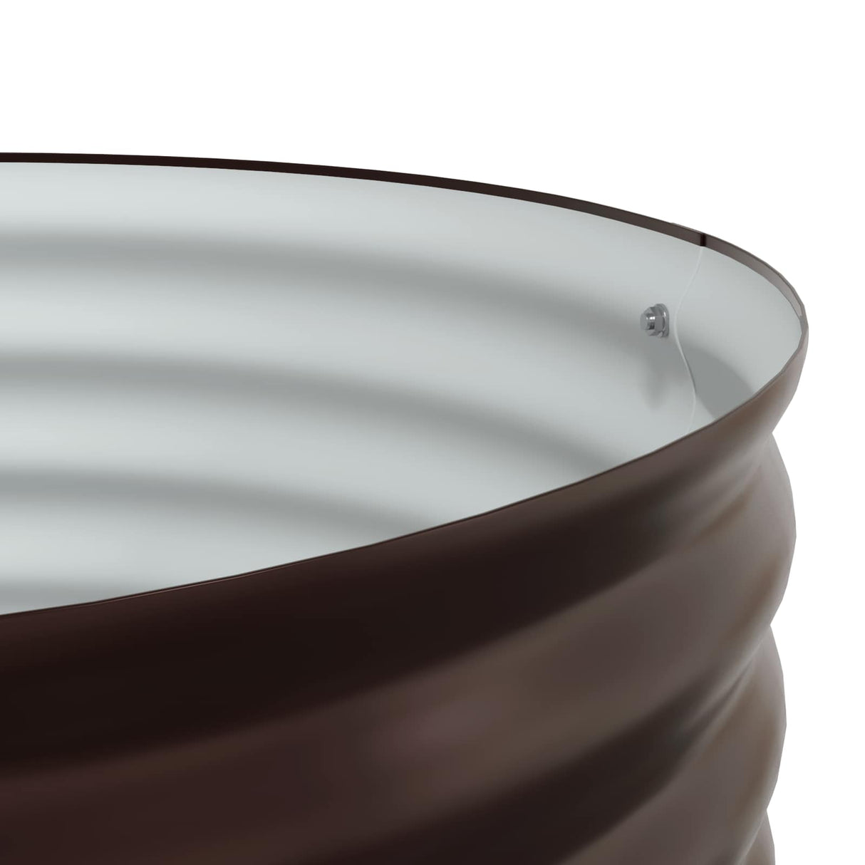 Raised Bed Brown 80 x 80 x 44 cm Steel