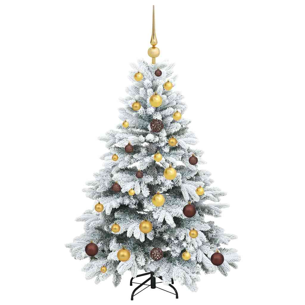 Artificial Christmas Tree with 150 LEDs White 120 cm PE and PVC