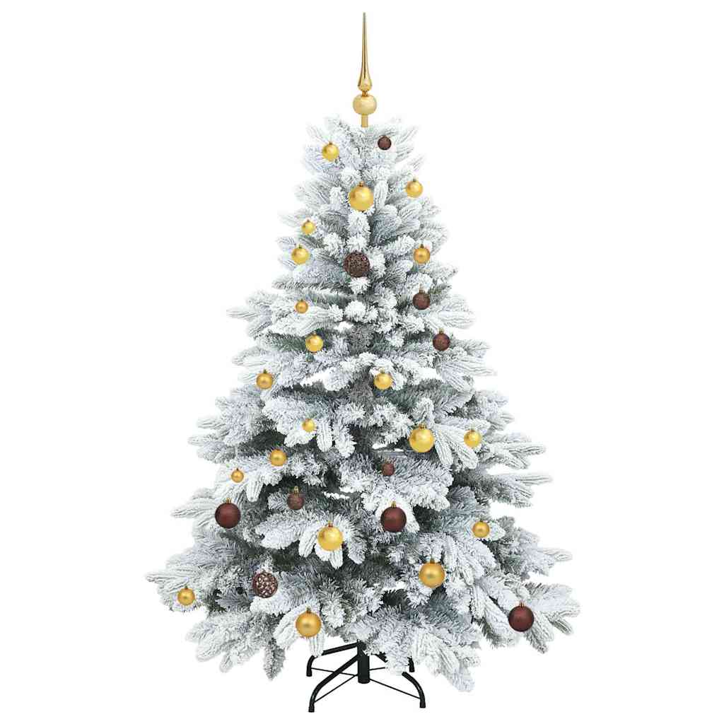 Artificial Christmas Tree with 150 LEDs White 150 cm PE and PVC