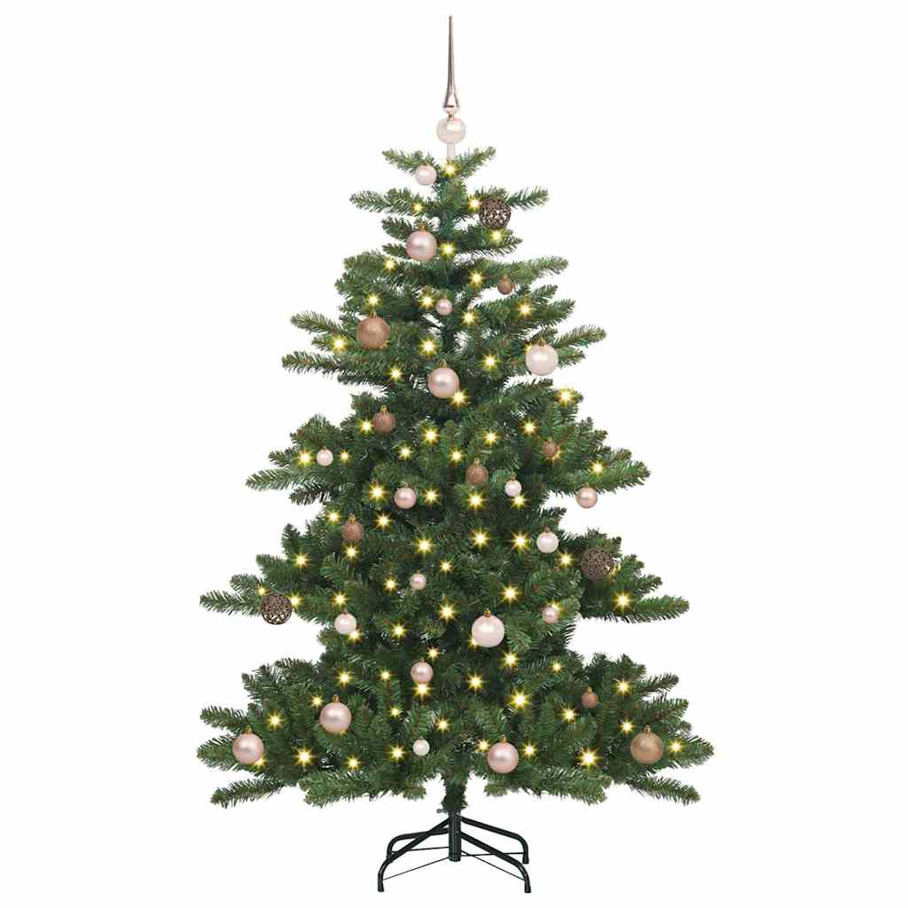 Artificial Hinged Christmas Tree Green 150 cm PVC and Steel