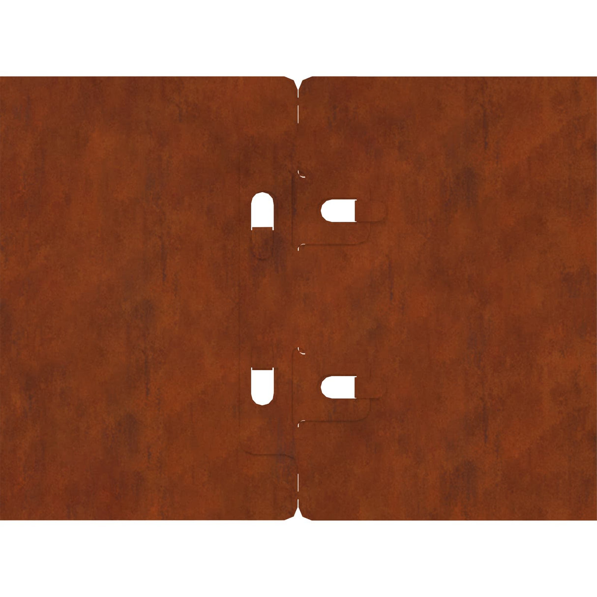 Lawn Edging 30 pcs Rusty 103 x 0.05 x 20 cm Weathering Steel