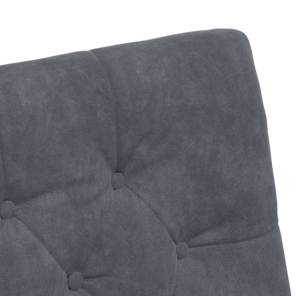 Dining Chairs with Wheels 2 pcs Dark grey 58 x 67 x 97 cm