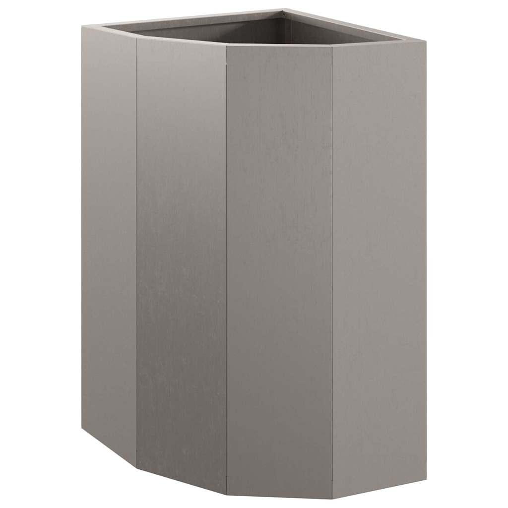 Corner Planter Rusty 30 x 30 x 50 cm Weathering steel