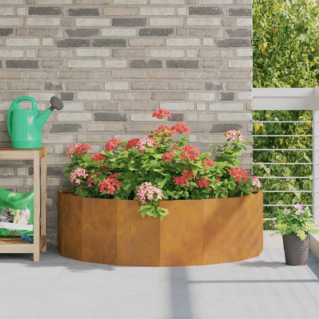 Planter Rusty 120 x 60 x 35 cm Weathering Steel