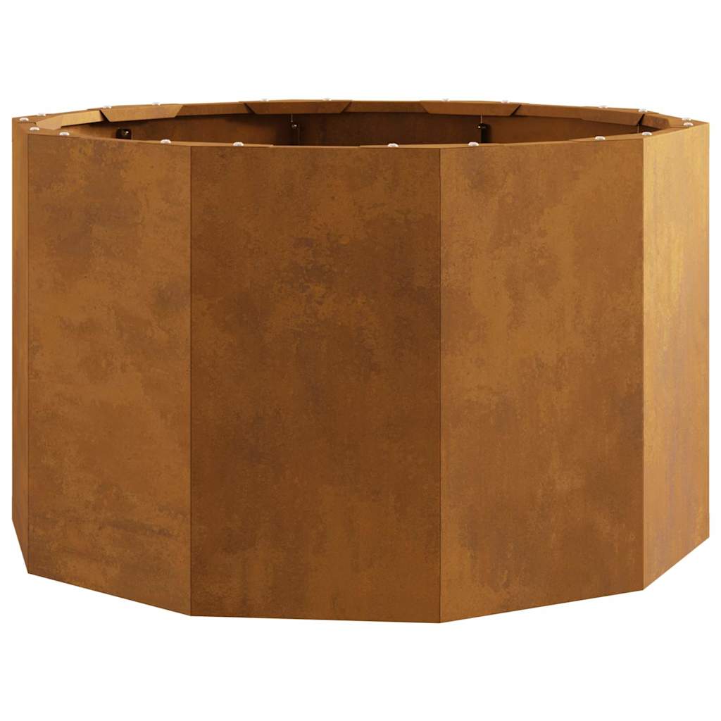 Planter Rusty 60 x 60 x 35 cm Weathering Steel