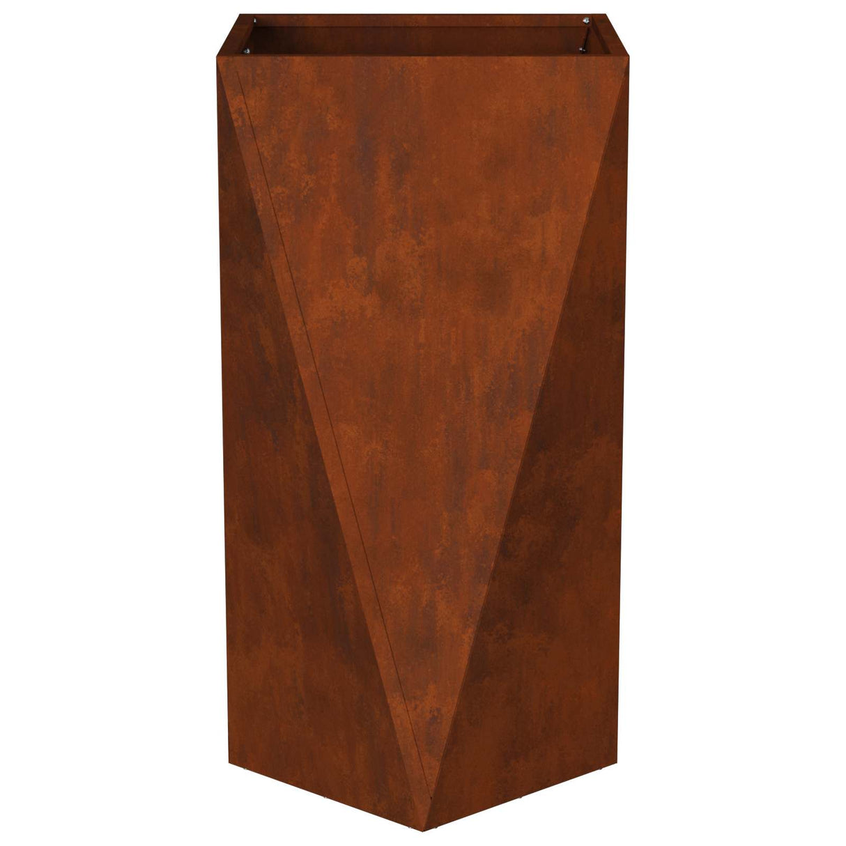 Planter Rusty 40 x 40 x 75 cm Weathering Steel