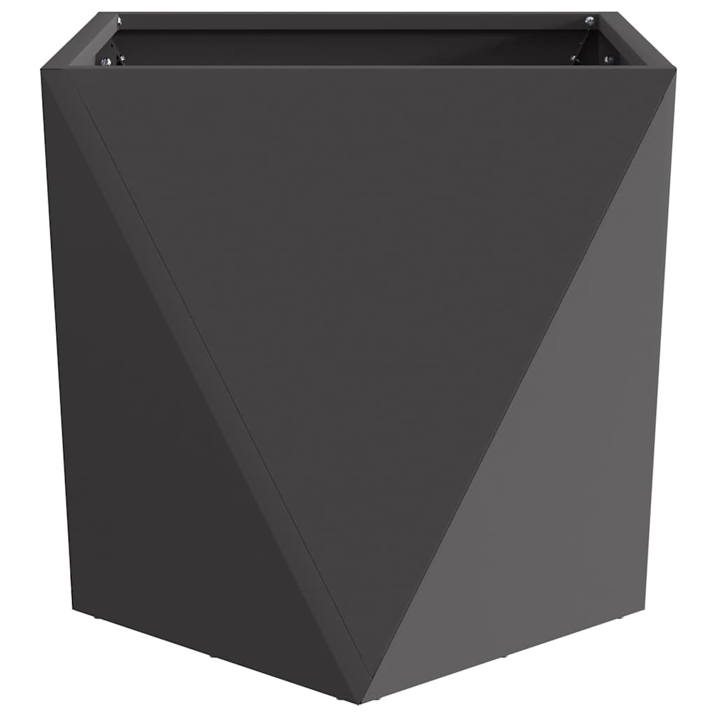 Planter Black 40 x 40 x 40 cm Steel