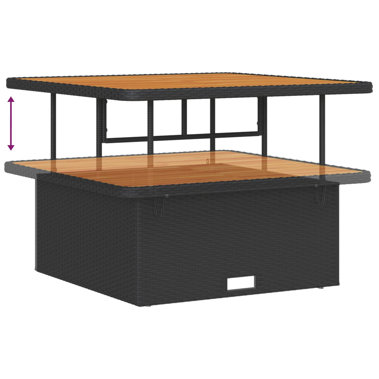 Garden Sofa Set 12 pcs Black Poly Rattan