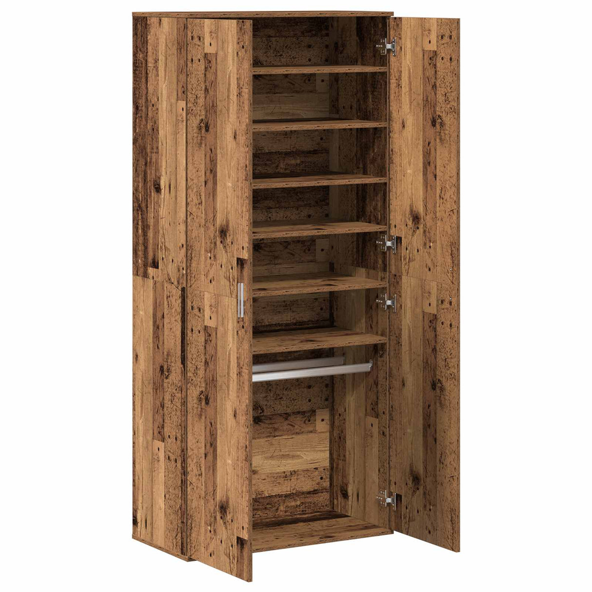 Highboard 80 x 39 x 178 cm Engineered Wood Old Wood