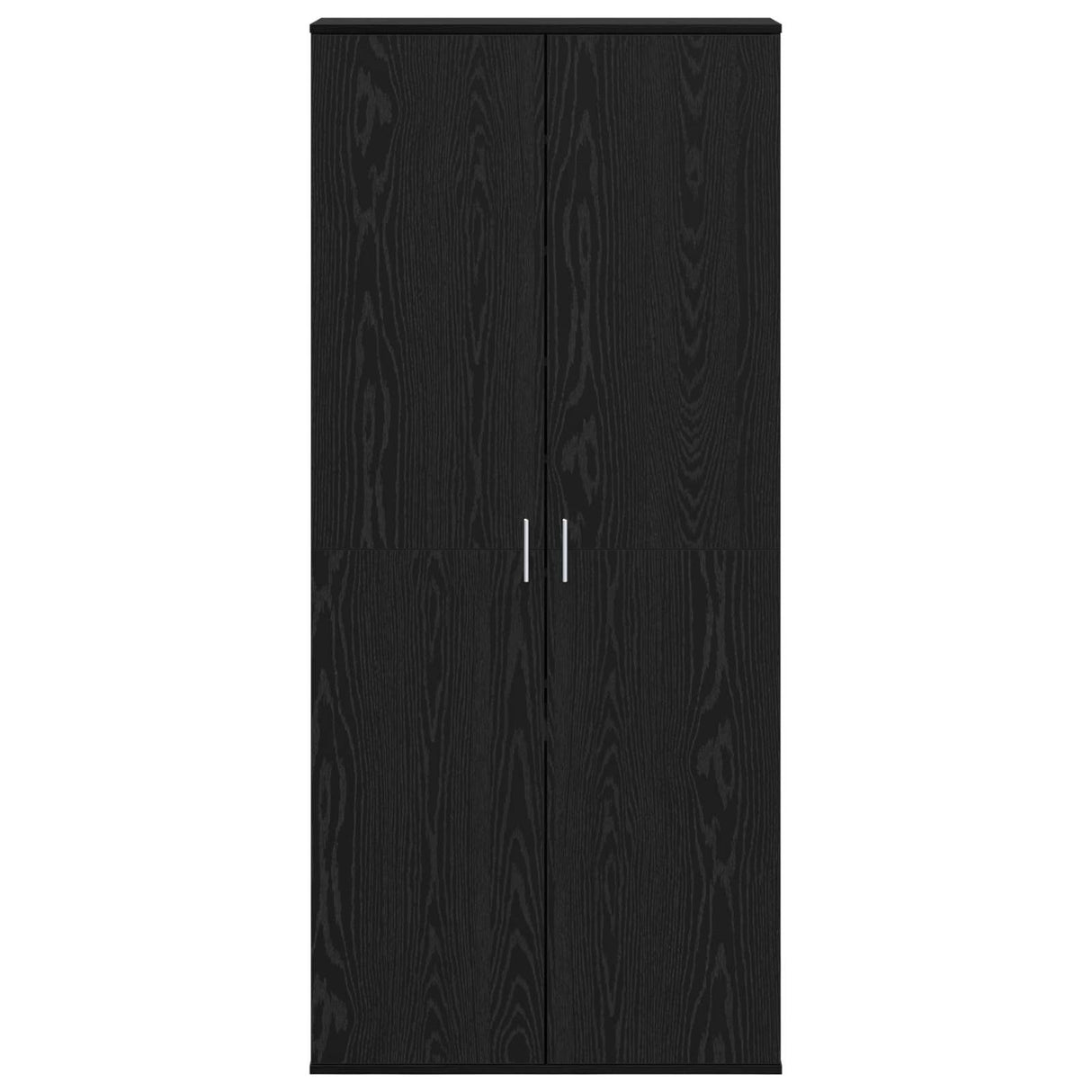 Highboard 80 x 39 x 178 cm Engineered Wood Black Oak