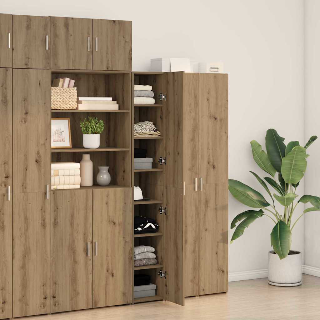 Highboard 2 pcs Artisan Oak 30 x 42,5 x 185 cm