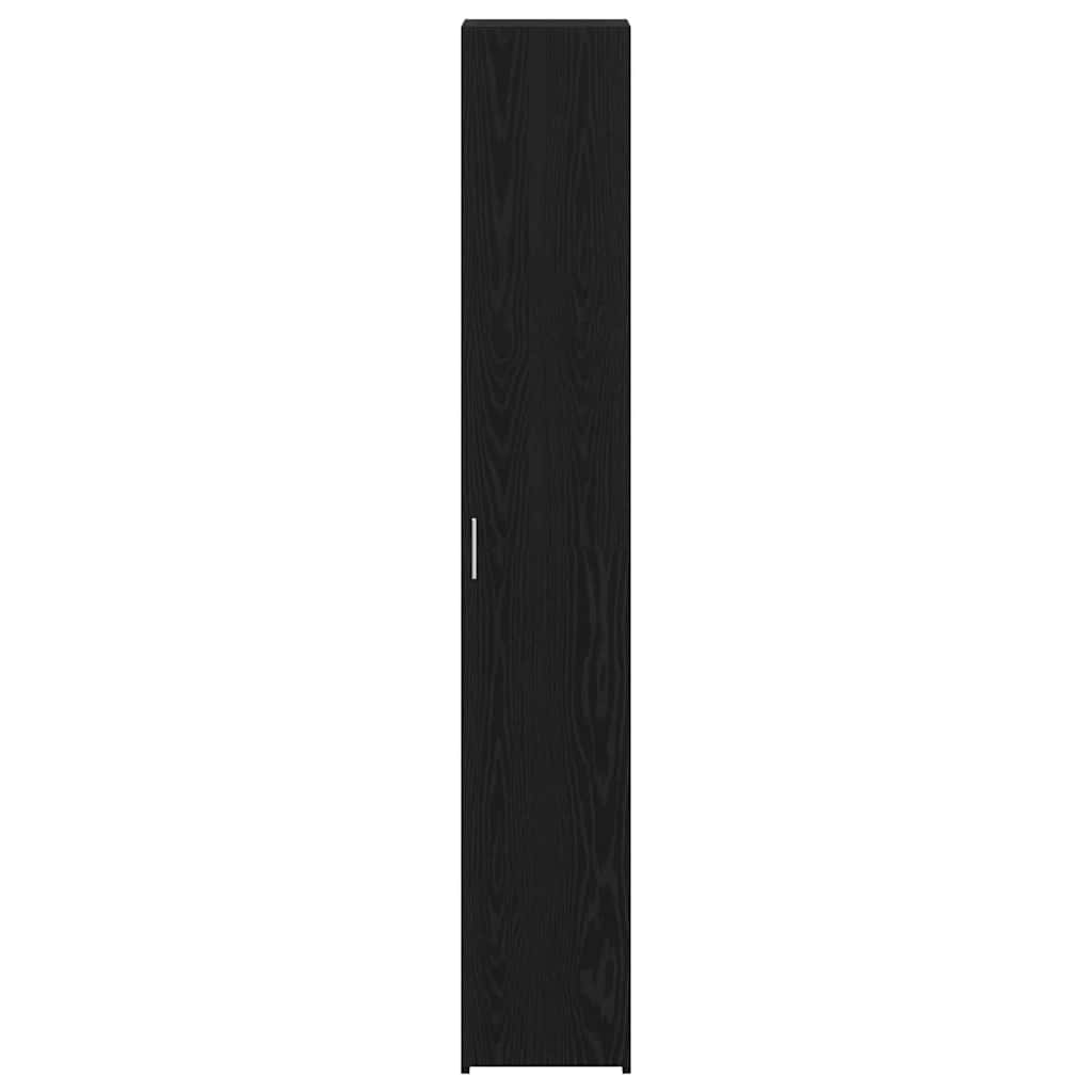 Highboard 2 pcs Black Oak 30 x 42,5 x 185 cm