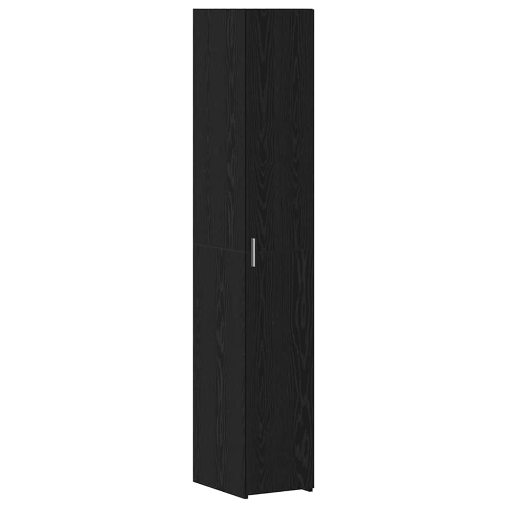 2-piece storage cabinet with shelves 2 pcs Black Oak