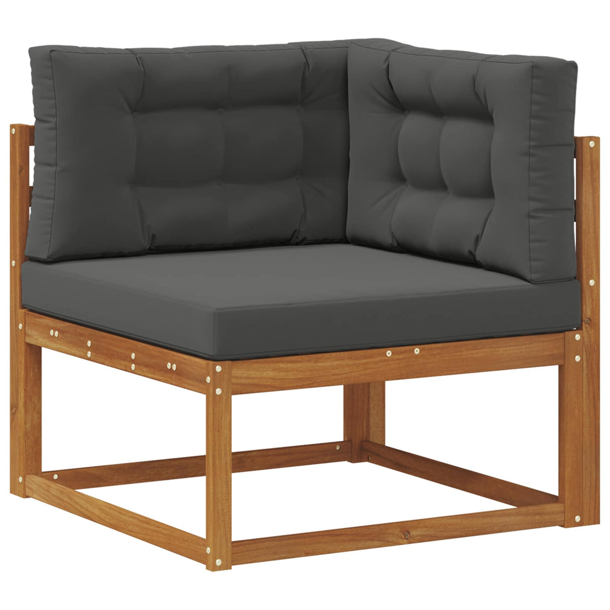 Outdoor Sofa Set Natural and Anthracite