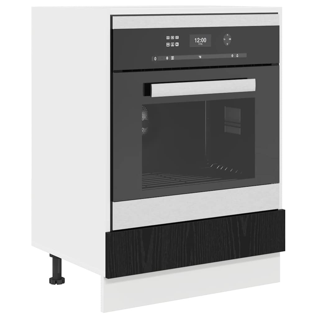 Hanging Cabinet Black Oak Engineered Wood