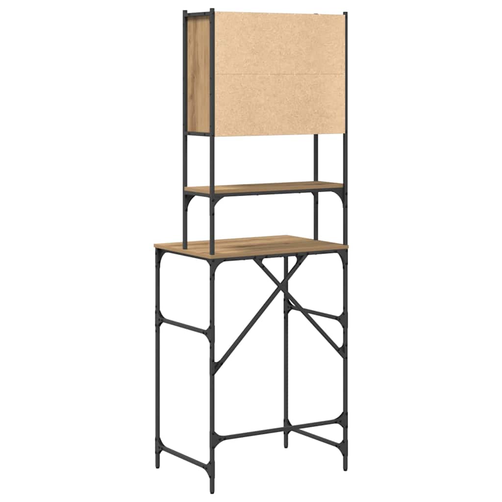 Washing Machine Cabinet Artisan oak 68 x 48.5 x 194 cm