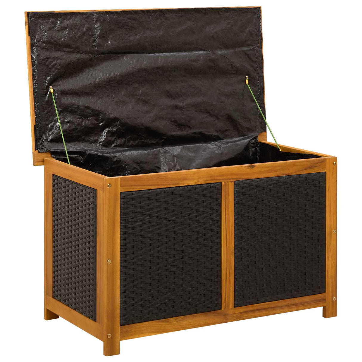 Garden Storage Box 141 L Solid Acacia Wood 90 x 50 x 56 cm