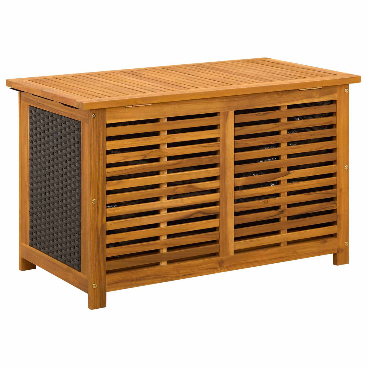 Garden Storage Box 141 L Solid Acacia Wood 90 x 50 x 56 cm